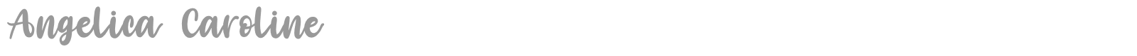 Angelica Caroline font preview